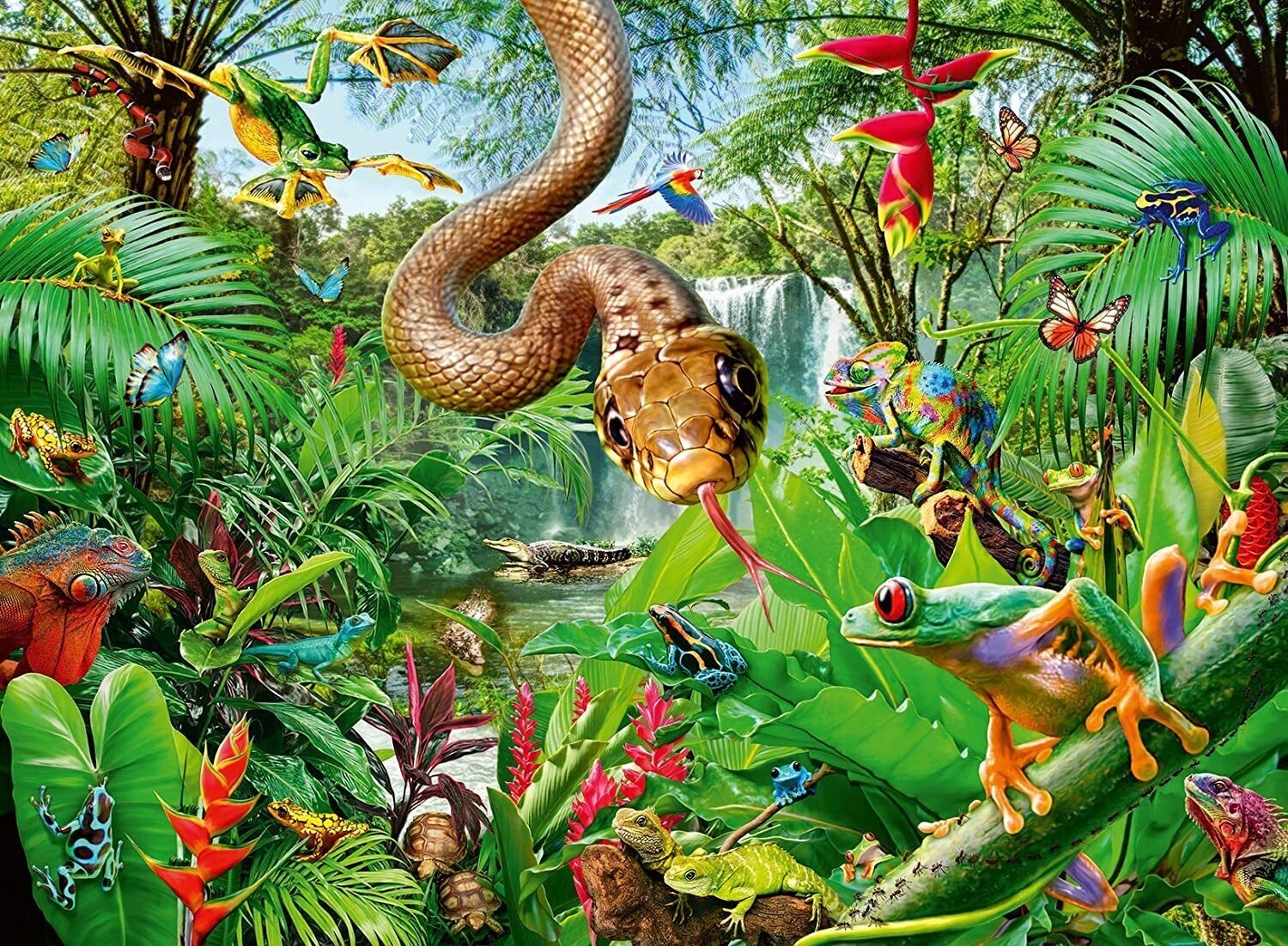 Ravensburger Reptile Resort 300pc Jigsaw Puzzle | Best Range of Animal  Jigsaw Puzzles for Kids