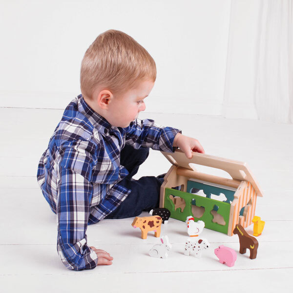 Bigjigs Toys Farmhouse Shape Sorter