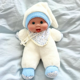 Baby Doll Pepote Soft Bambú By Nines D'onil ( White )