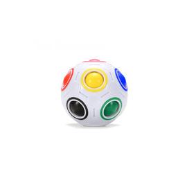 Rubiks Rainbow Ball ( White)