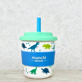 Dinosaur Middie Single Cup - Straw Included 240ml