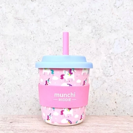 unicorn Middie Single Cup - Straw Included 240ml