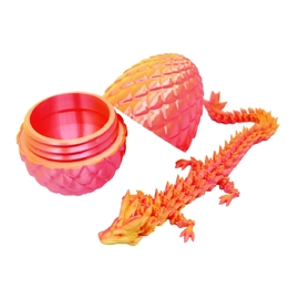 3D Printed Dragon Egg Red
