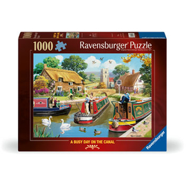 Ravensburger A Busy Day on The Canal Jigsaw Puzzle 1000pc