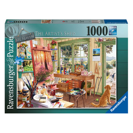 Ravensburger My Haven No.11 The Artist's Shed Jigsaw Puzzle 1000pc