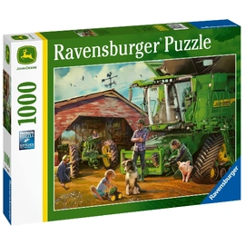 Ravensburger John Deere Then & Now Jigsaw Puzzle 1000pc