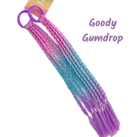  Mermaid Waves Piggy Tails Hair Piece - 14" Goody Gumdrop