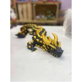 3D Printed Dragon - Mother Of Dragons - Grey/Gold