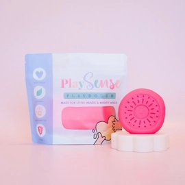 Play Sense Playdough | Bright Pink | Raspberry Candy Scented 200g