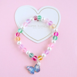 Lauren Hinkley Petite Fleur Butterfly Elastic Bracelet