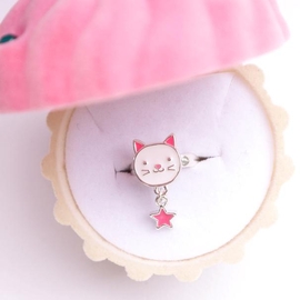 Lauren Hinkley Tea Party Cat Ring (with Box)