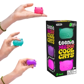 Nee Doh Cool Cat Teenie (Set of 3)