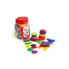 Edx Education Junior Rainbow Pebbles - Jar of 36