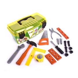 John Deere 18 Piece Deluxe Tool Box w Tools