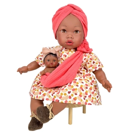 Handcrafted Alika Doll With Baby By Nines d'Onil
