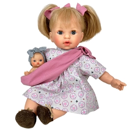 Handcrafted Alex Doll With Baby By Nines D'Onil