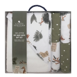 5 Piece Bath Baby Gift Set - Forest Retreat