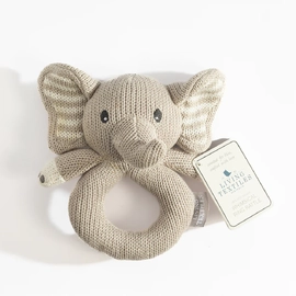 Mason The Elephant Knitted Rattle