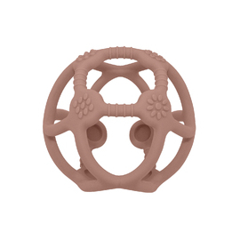 Silicone Teething Ball - Rose