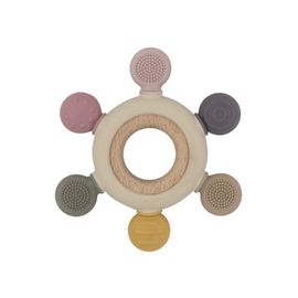 Multi-surface Teething Wheel - Rose
