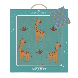 100% Cotton Whimsical Giraffe Baby Blanket