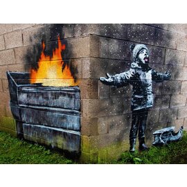 Banksy Urban Art - Season's Greetings 1000pc Jigsaw Puzzle
