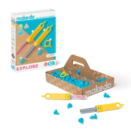 Explore | Makedo Cardboard Construction Kit 1-2 Makers (50pcs)
