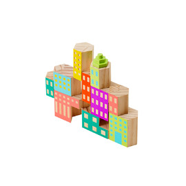 Areaware - Blockitecture Deco Classic Wooden Blocks Set