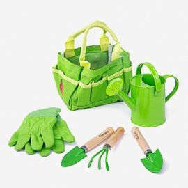 Bigjigs Small Tote Bag with Garden Tools