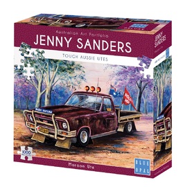 Blue Opal - Jenny Sanders Maroon Ute 1000pc Jigsaw Puzzle
