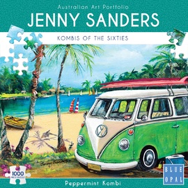 Blue Opal - Jenny Sanders Peppermint Kombi 1000pc Jigsaw Puzzle