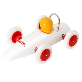 BRIO Race Car | White