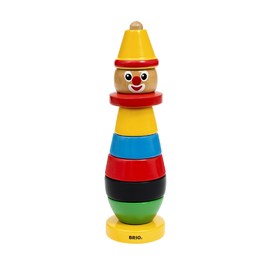 BRIO Stacking Clown 9 Pce | Wooden Toy Set