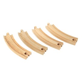 BRIO Large Curved Tracks for Railway 4 Pcs