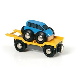 BRIO Car Transporter for Railway | Wooden 2 Piece Set