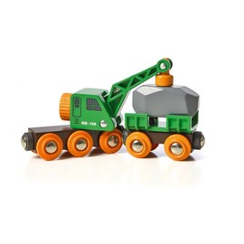 BRIO Clever Crane Wagon 4 Pcs