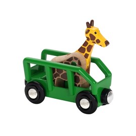 BRIO - Giraffe and Wagon for Railway