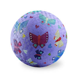 Crocodile Creek 5 Inch Playground Ball - Butterfly Garden
