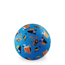 Crocodile Creek 5 Inch Playground Ball - Construction (Blue)