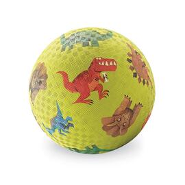 Crocodile Creek 5 Inch Playground Ball - Dinosaurs Green