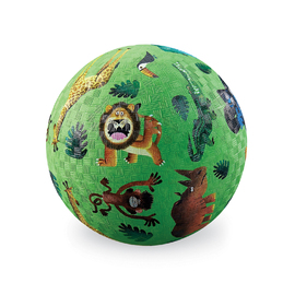 Crocodile Creek 5 Inch Playground Ball - Very Wild Animals