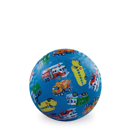 Crocodile Creek 5 Inch Playground Ball City Vehicles (Blue)