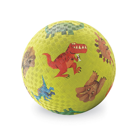 Crocodile Creek 7 Inch Playground Ball - Dinosaurs Green