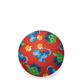 Crocodile Creek 5 Inch Playground Ball - Dino Friends (Red)