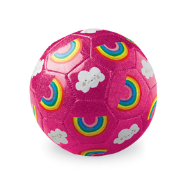 Crocodile Creek Glitter Soccer Ball - Rainbow Size 3