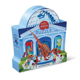 Crocodile Creek - Day at the Museum Dinosaur 48pc Puzzle