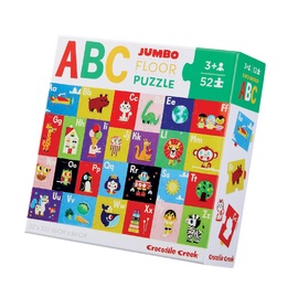 Crocodile Creek - Let's Learn Floor Puzzle 52pc Kids World ABC