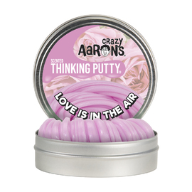Crazy Aarons Thinking Putty | Love Is In The Air 4" Tin - Scented