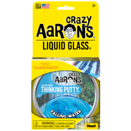 Crazy Aarons Thinking Putty | Falling Water - Liquid Glass Putty