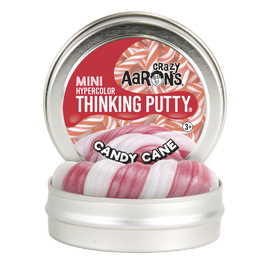 Crazy Aarons Thinking Putty | Candy Cane - Hypercolour Mini Tin